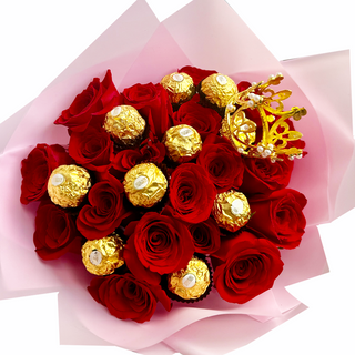 Ferreros + Roses, beautiful  flower bouquet delivery markham thornhill whitby ajax. Mother's Day flower delivery