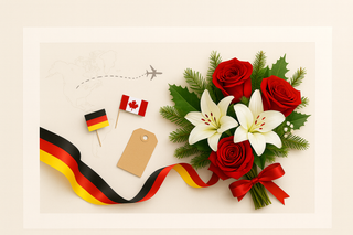 Blumenversand nach Kanada – Wie Sie Blumen aus Deutschland nach Kanada schicken können mit Yunza Florist