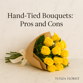 Hand-Tied Bouquets: Pros and Cons Explained by Yunza Florist Thornhill