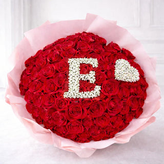 Romantic letter flower bouquet – Toronto flower shop same day delivery