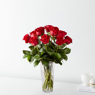 Valentine's Day - Long Stem Red Rose Bouquet