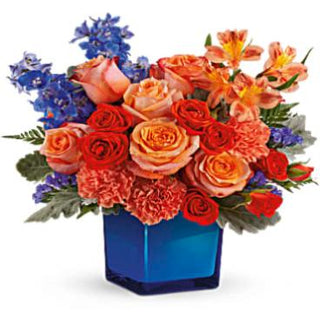 Deluxe Flowers with Orange Roses delivery to Thornhill