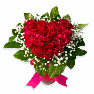 Mother's Day Flowers with Red Vase. Celebrate the special women in your life. We offer same day delivery to Toronto. send flowers to celebrate Women's Day.