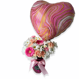 Valentine’s Day gift for her. The Valentine’s Day Pink Passion Bouquet is the ultimate expression of romance and affection