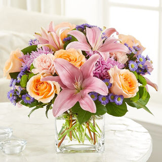 Thinking of you flower arrangement for funeral condolences – Delivered with care to homes in Thornhill.