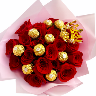 Ferreros + Roses, beautiful  flower bouquet delivery markham thornhill whitby ajax. Mother's Day flower delivery 