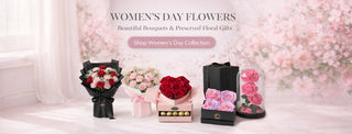 Women’s Day flower bouquet with fresh roses and mixed flowers, available for same-day delivery in Toronto and GTA